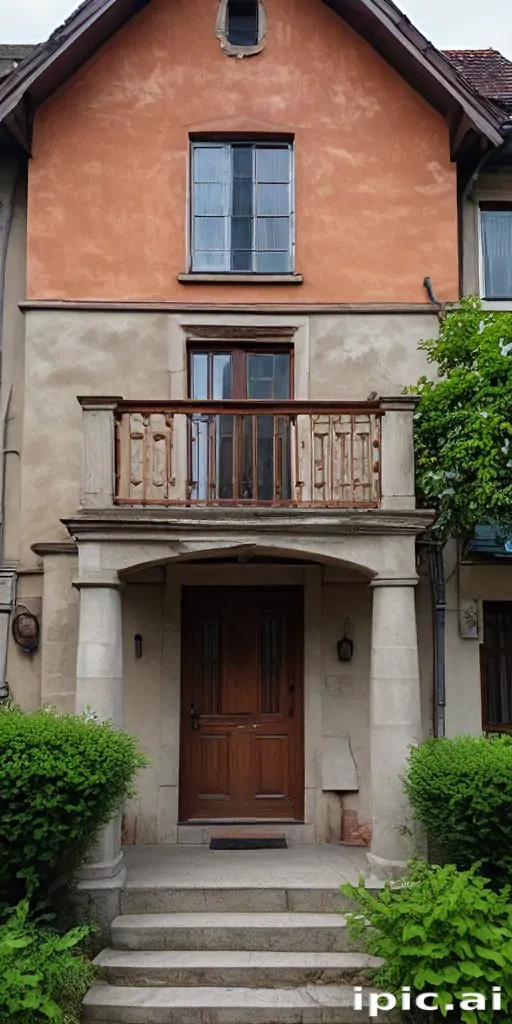 background of the house