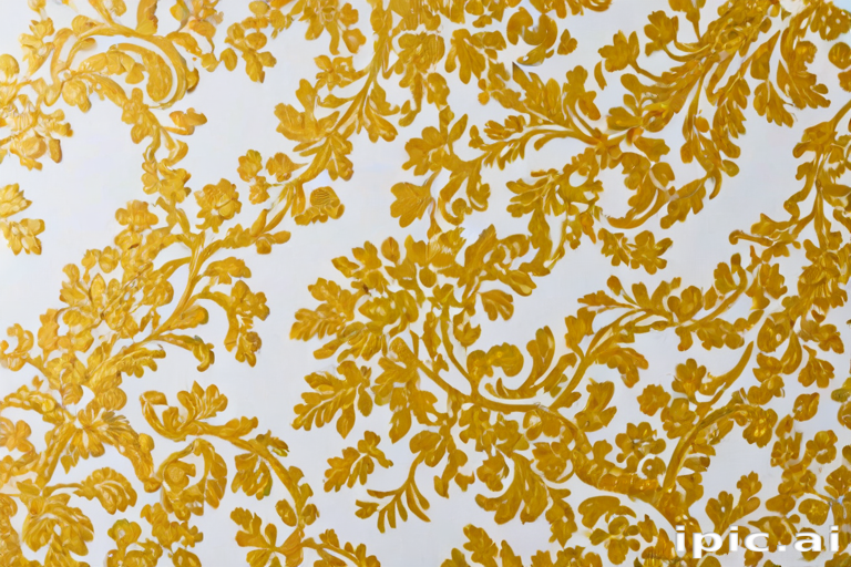 gold and white background
