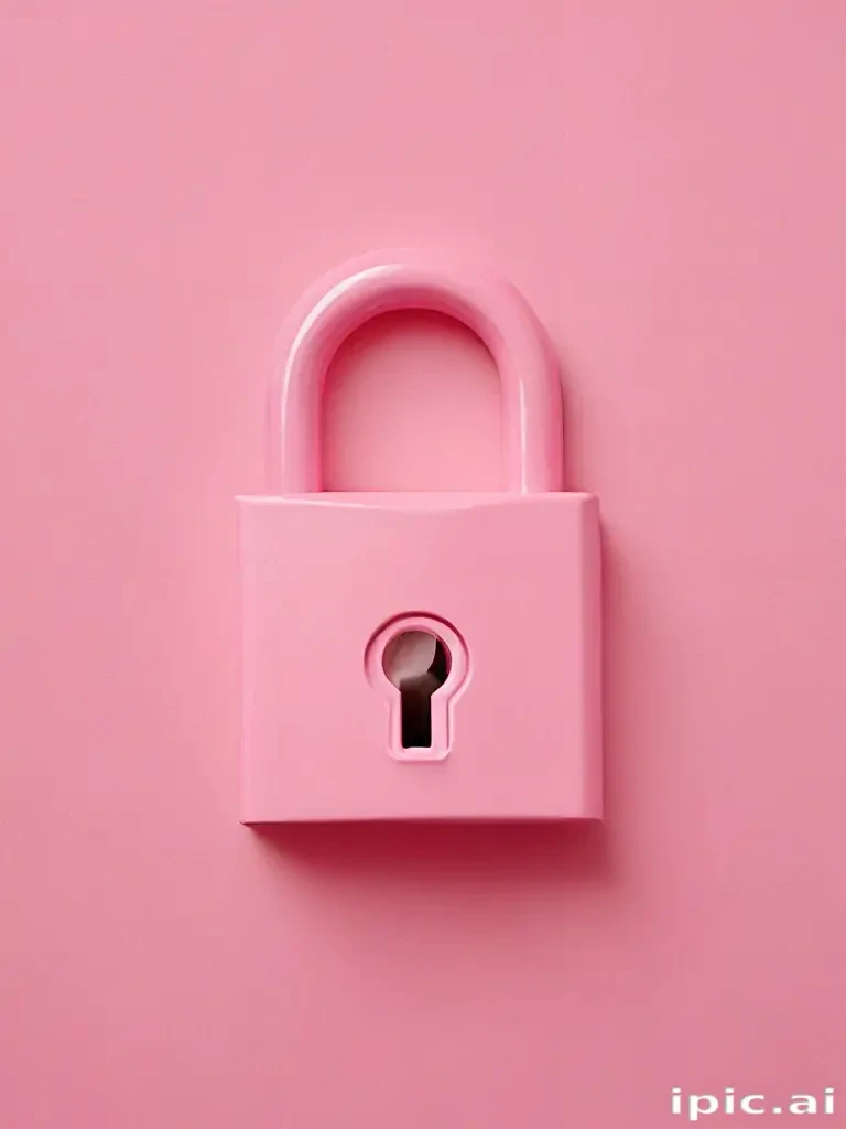 pink lock screen