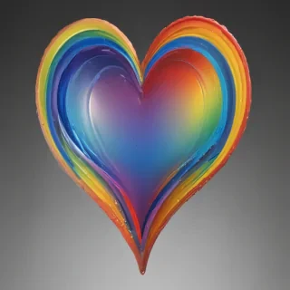 rainbow heart png