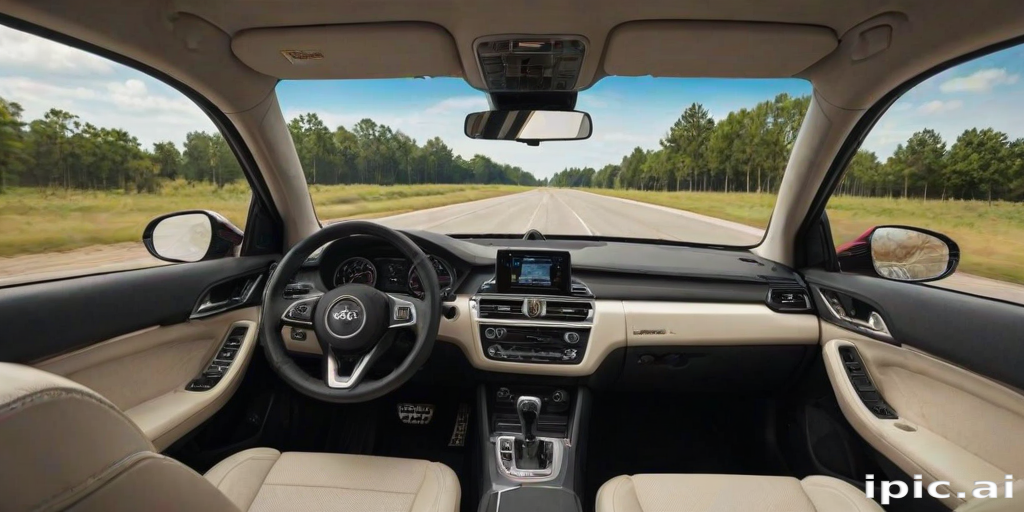 inside car background