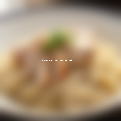 chicken noodles and mashed potatoes