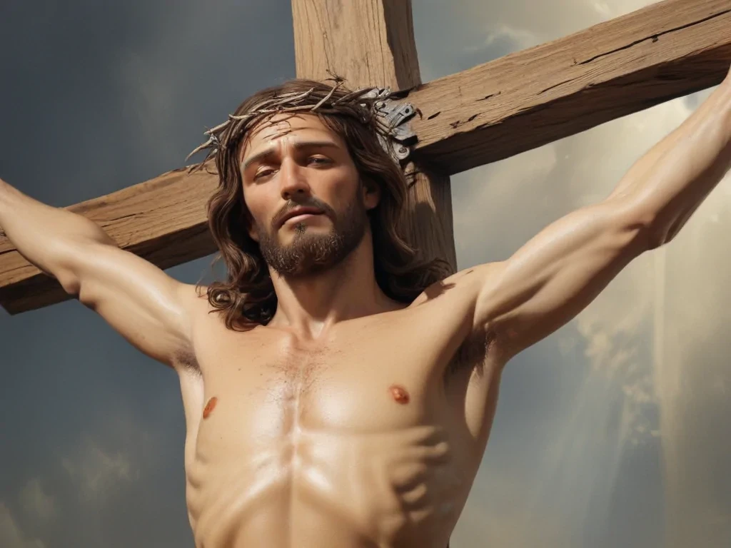 picture of jesus on the cross