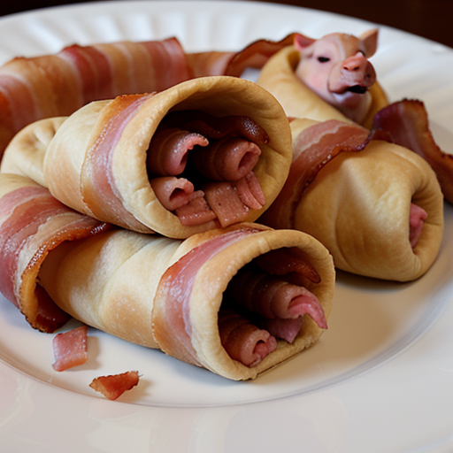 pigs in a blanket with bacon