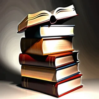 stack of books png