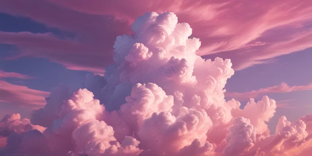 pink cloud wallpaper