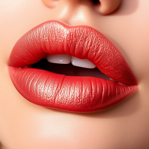 Velvety rose gold lips with a frosted finish, "Champagne Dreams" showcases a unique dimensional effect and subtle sparkle, perfect for a glamorous evening look