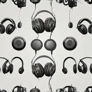 headphones background