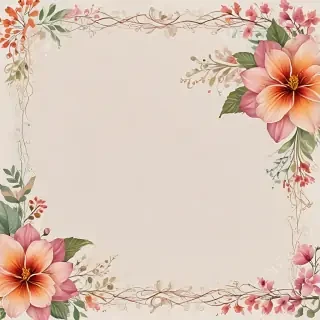 png border flower