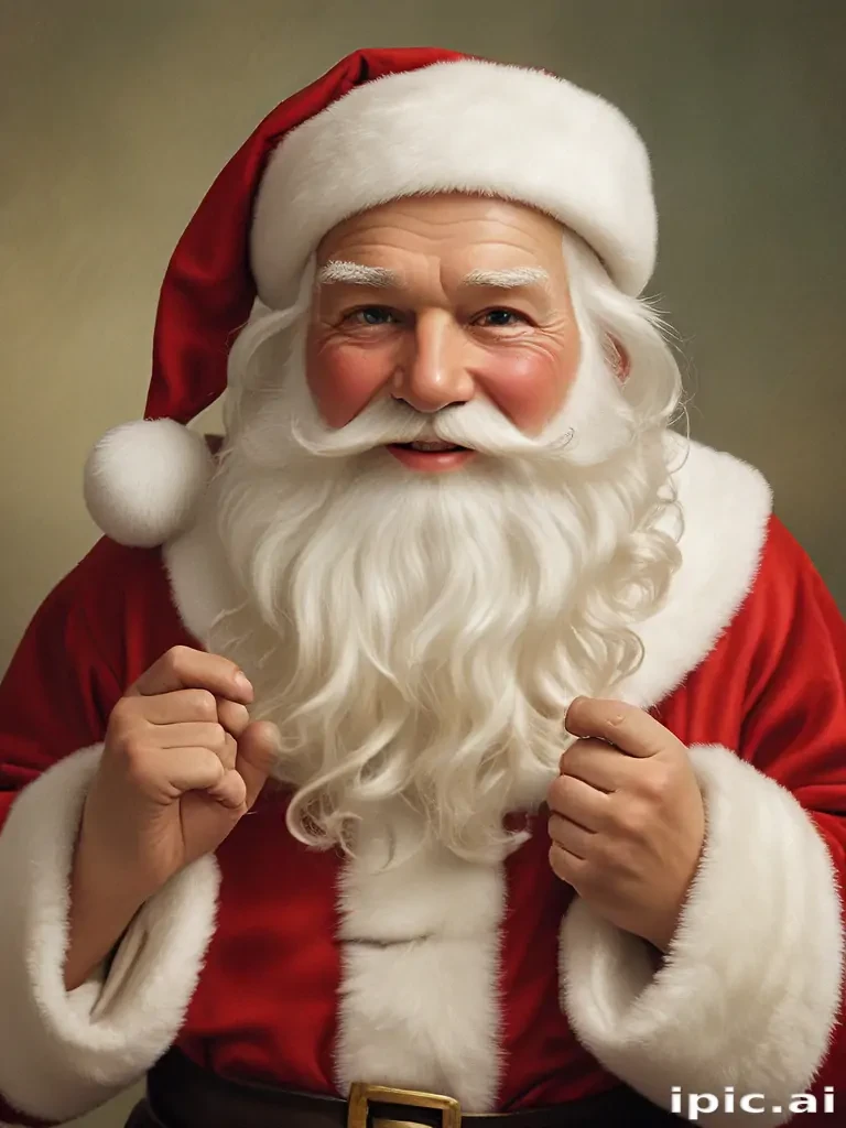 images of vintage santa