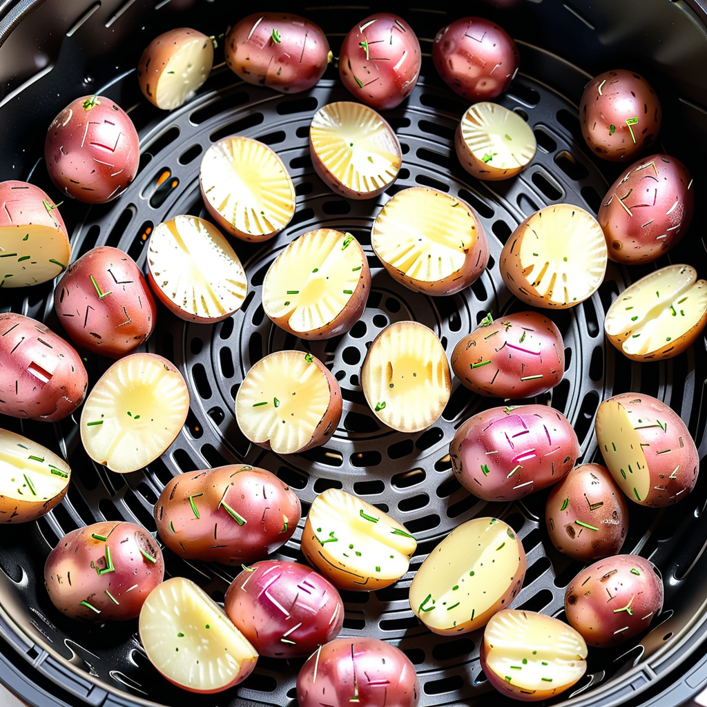 red potatoes in the air fryer
