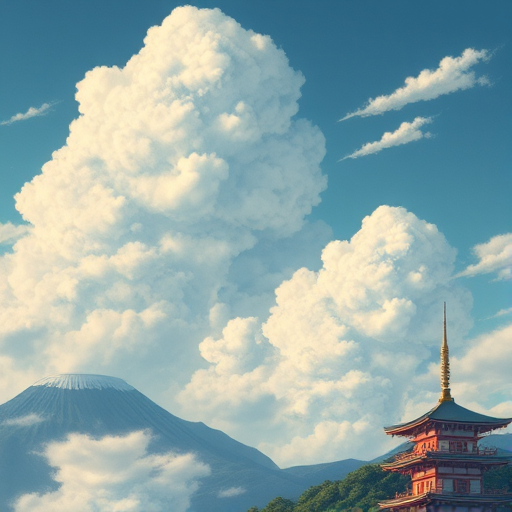 japanese clouds