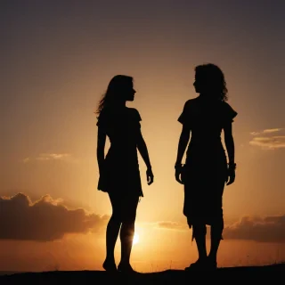 silhouette people png