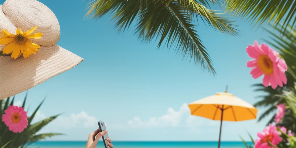 summer phone background