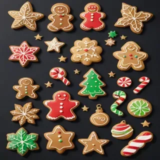 clipart christmas cookies