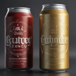 beer can mockup