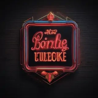 neon sign mockup