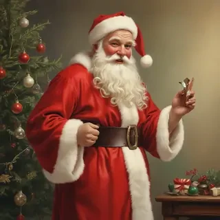 vintage santa images