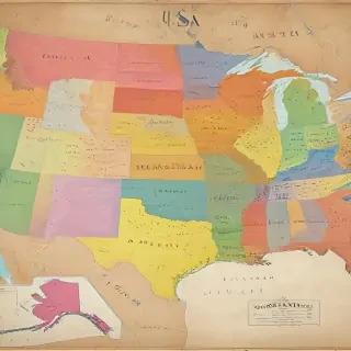 map of the us states