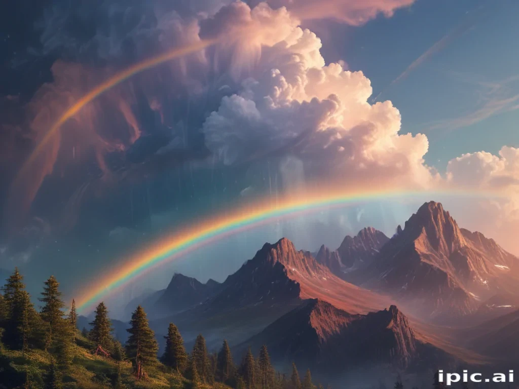 aesthetic rainbow backgrounds