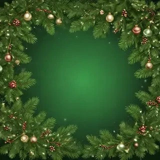 green christmas bg