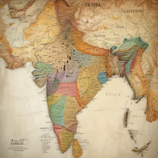 map of india