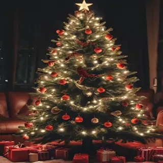 christmas aesthetic background