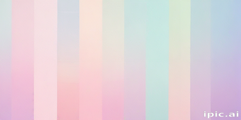 Soft Pastel Stripes Creating a Dreamy and Serene Background Atmosphere
