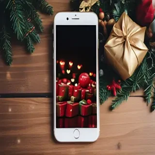 iphone christmas wallpaper aesthetic