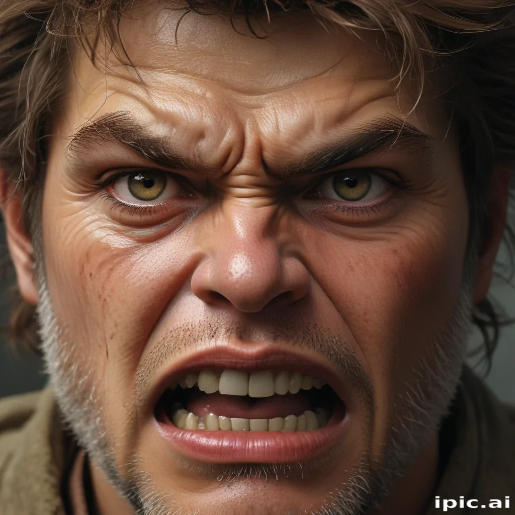angry face