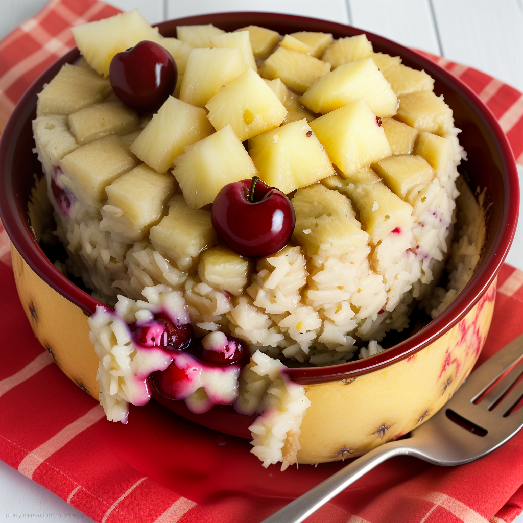 crock pot dump cake cherry pineapple