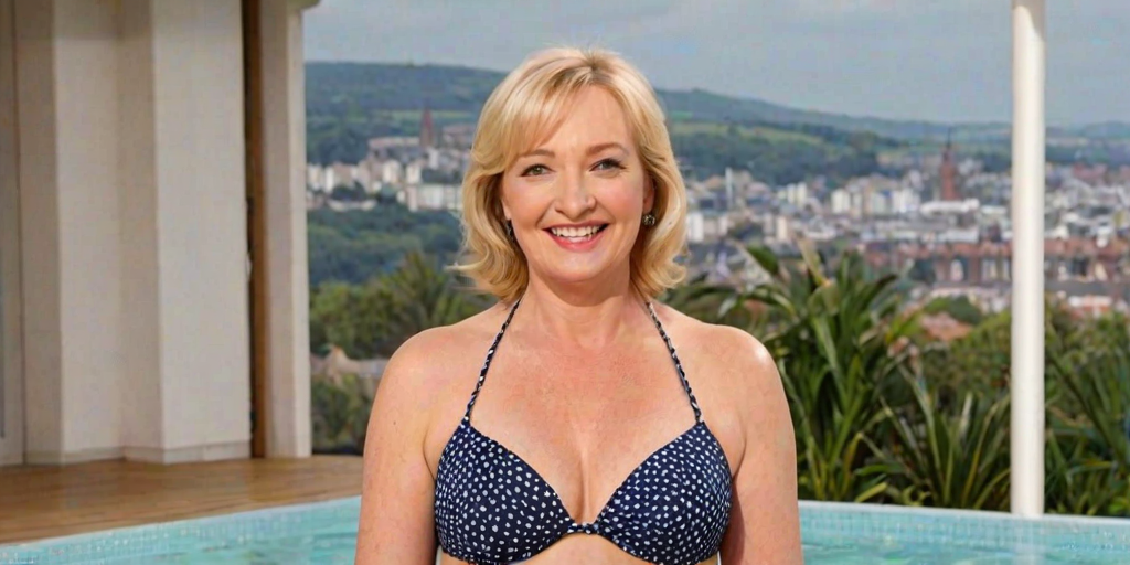 carol kirkwood in a bikini