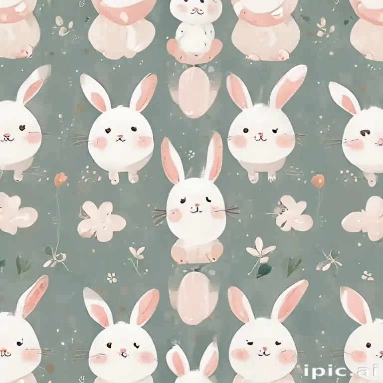 cute bunny background
