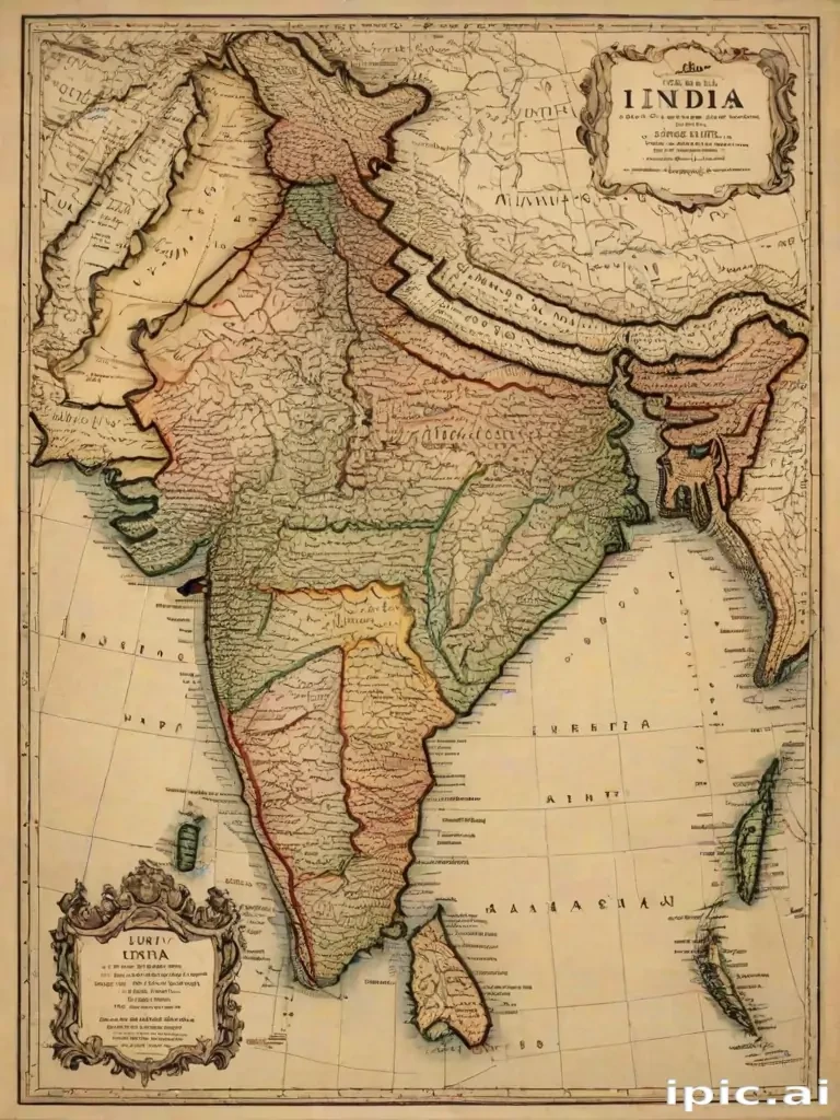 map of india