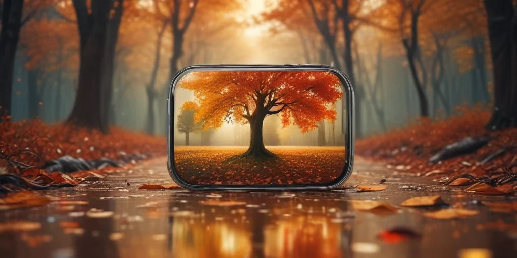 iphone wallpaper fall