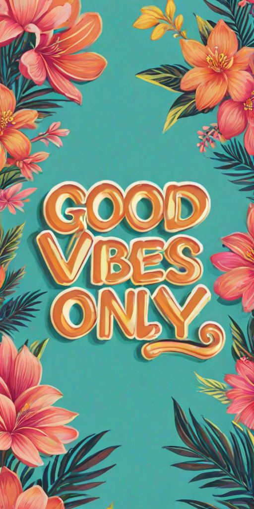 good vibes only wallpaper