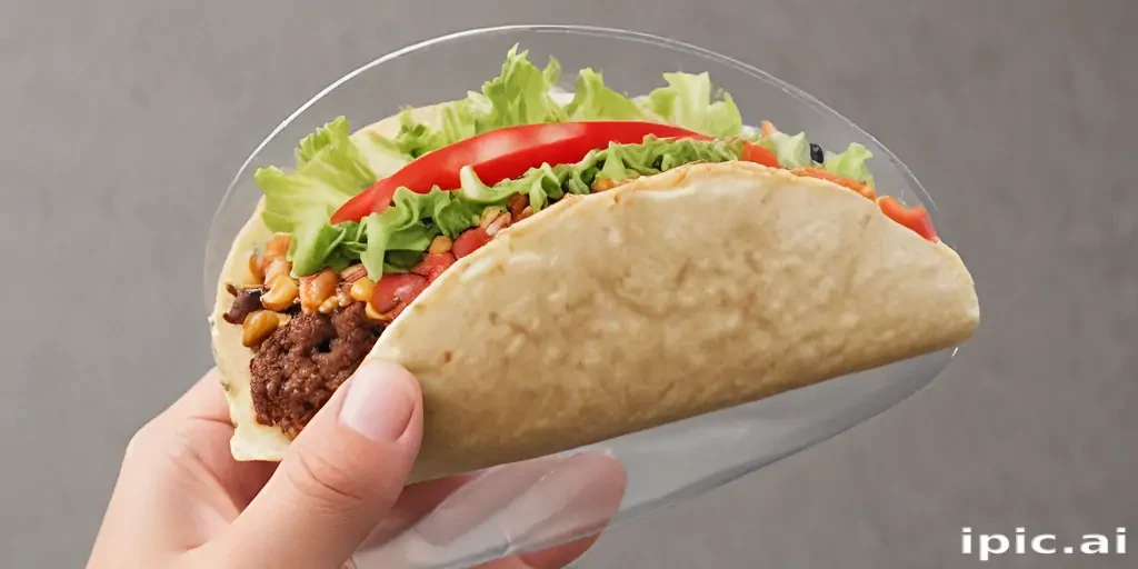 transparent taco