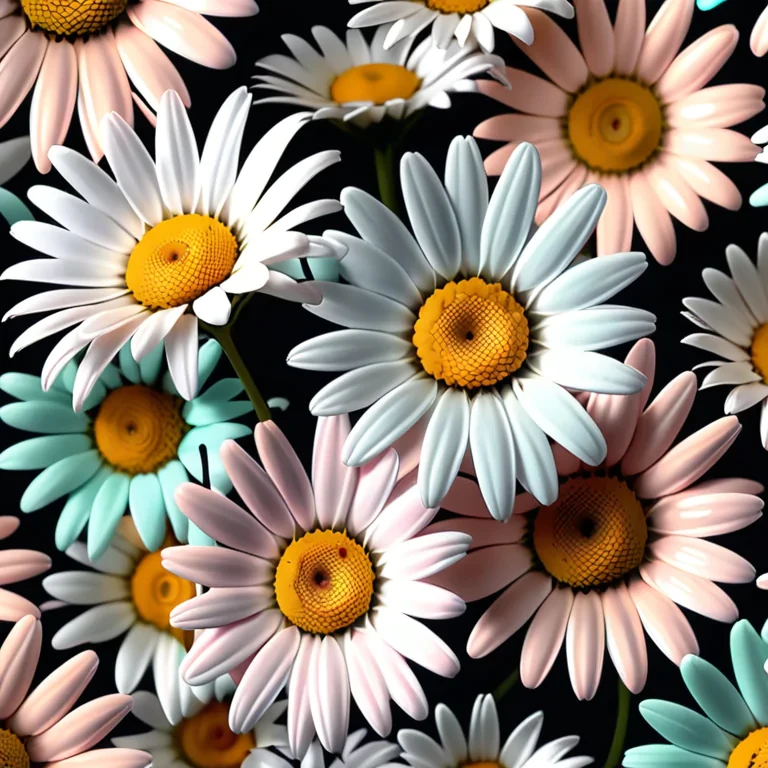 aesthetic pastel cute daisy wallpaper