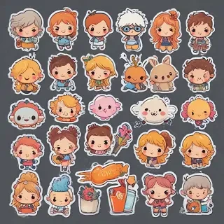 stickers clipart