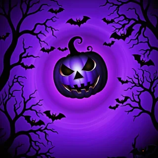 purple halloween wallpaper