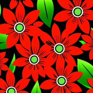 red flower bg