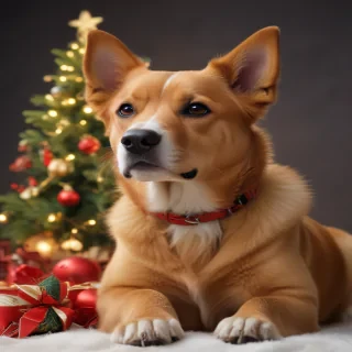 dog pictures christmas
