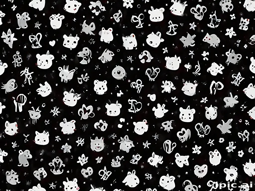 cute backgrounds black