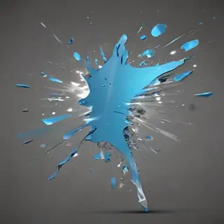 glass shattering png
