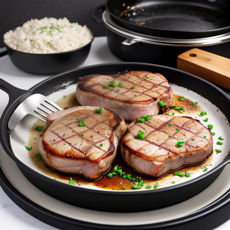 how long to cook pork chops on blackstone