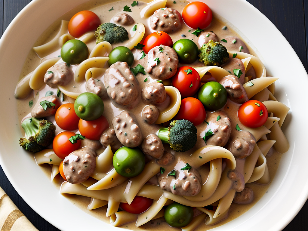 what vegetables to serve with beef stroganoff