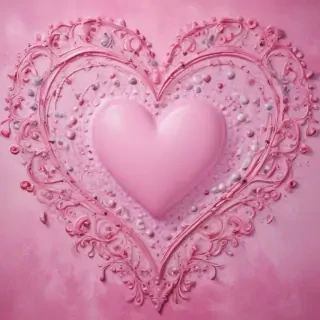 pink heart background
