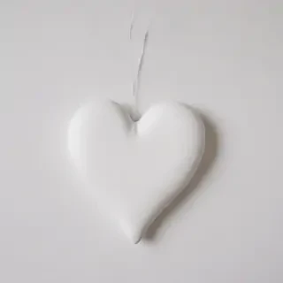 white heart