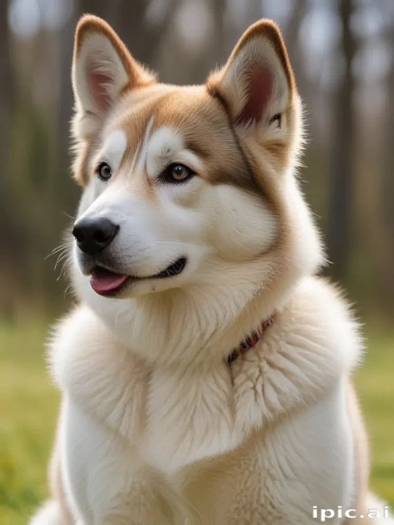 alaskan husky shepherd