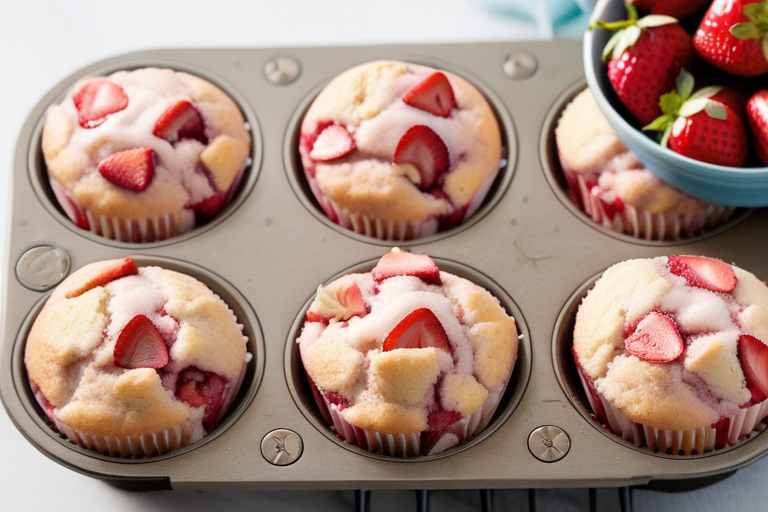 strawberry muffins with frozen strawberries